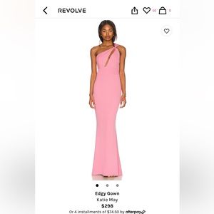 Katie May, Edgy Gown, Size Small, Bubblegum Pink - image 1